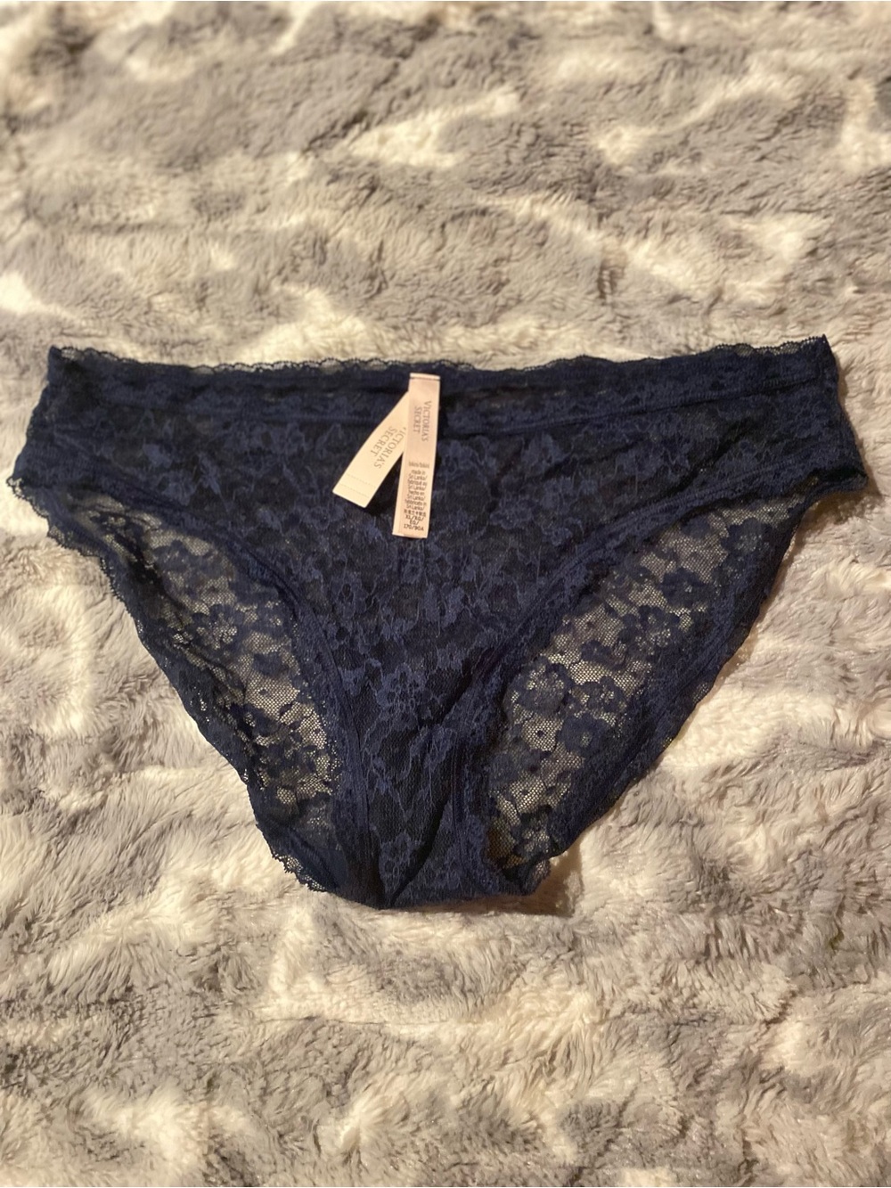 Victoria's Secret Navy Lace Bikini Panty